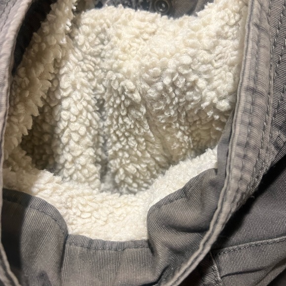 Men’s L.O.G.G. H&M Military Green Field Unisex Jacket w Hood - Picture 10 of 13